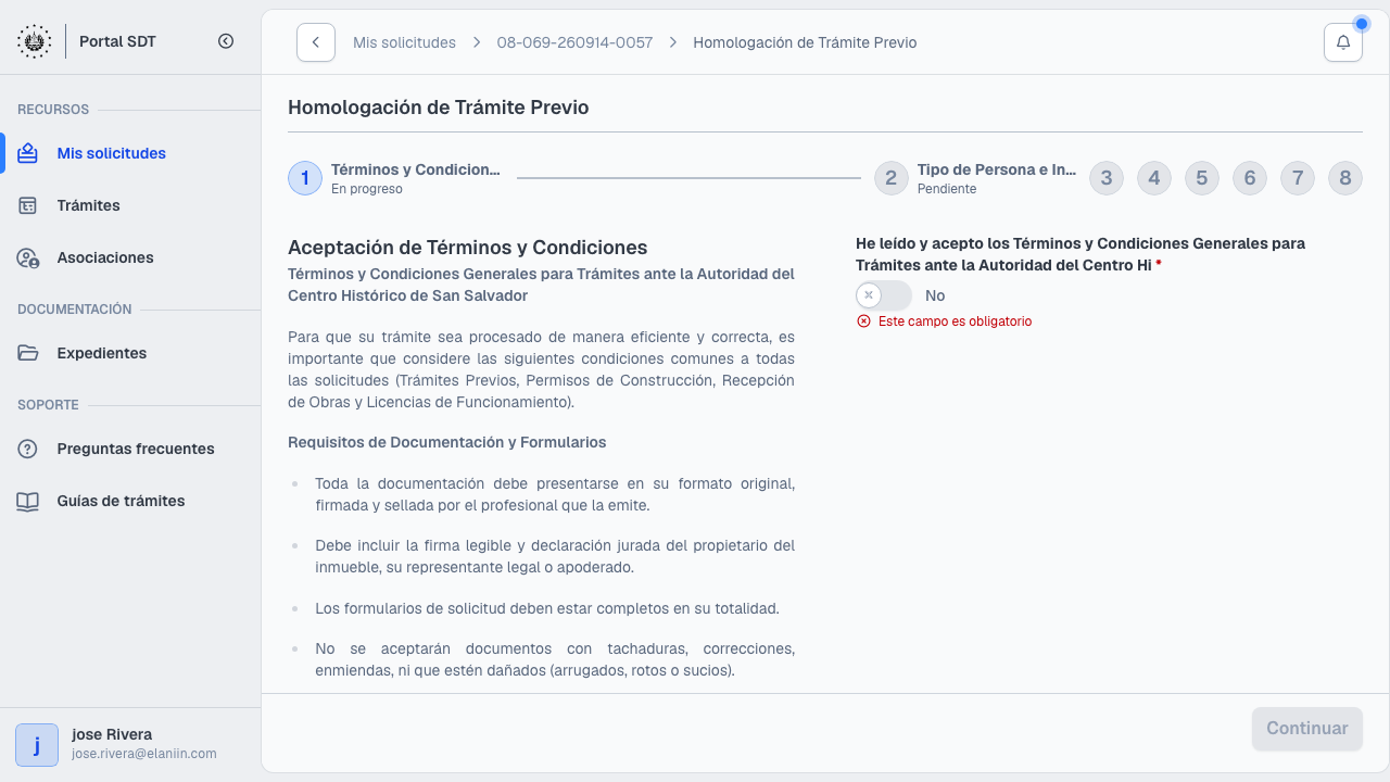 Homologación TP paso 1