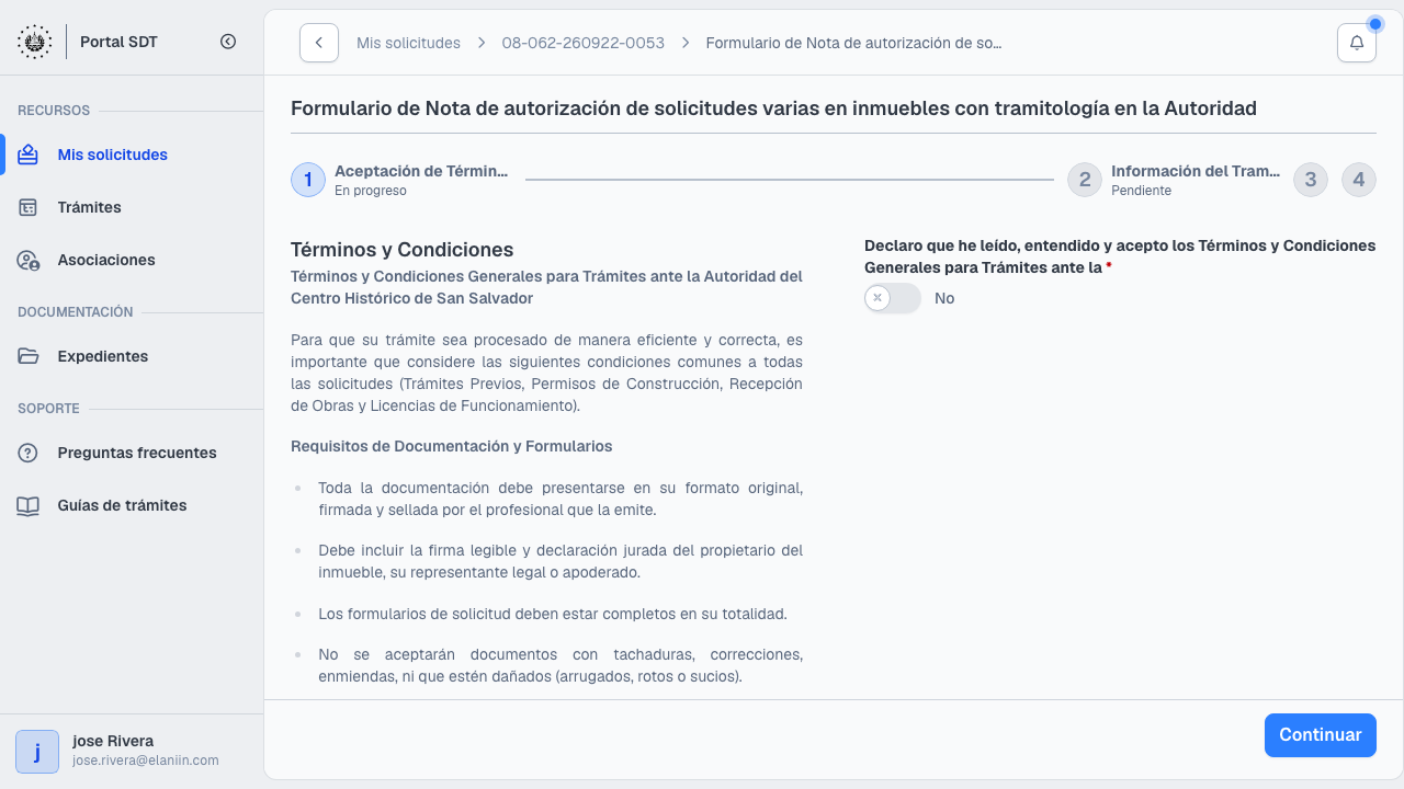 Nota de autorización paso 1