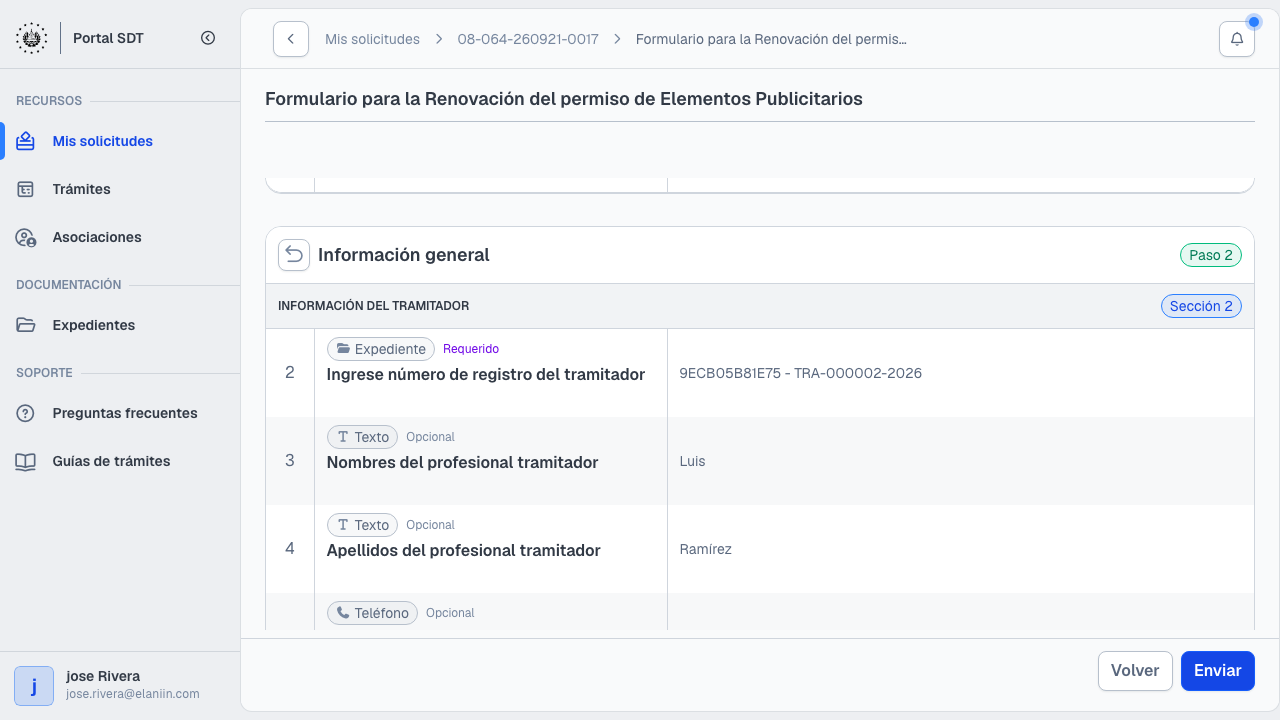Pago de renovación de rótulos